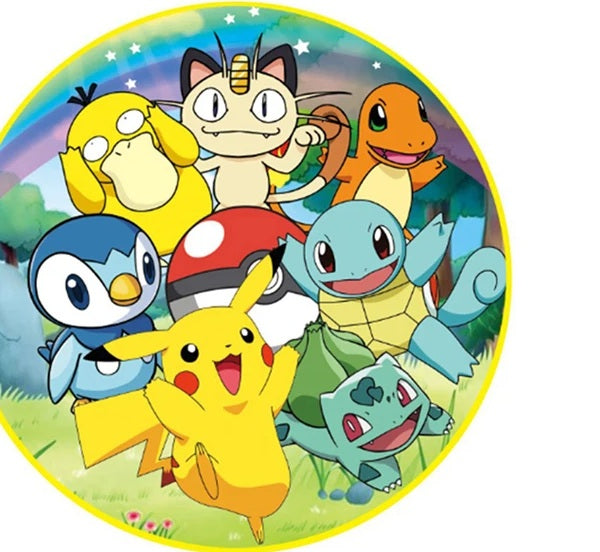 Assiettes Anniversaire Pokémon - Groupe de Kanto 23 cm