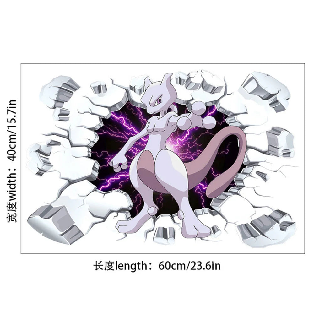 Autocollant Mural Pokémon - Affiche Murale N°4