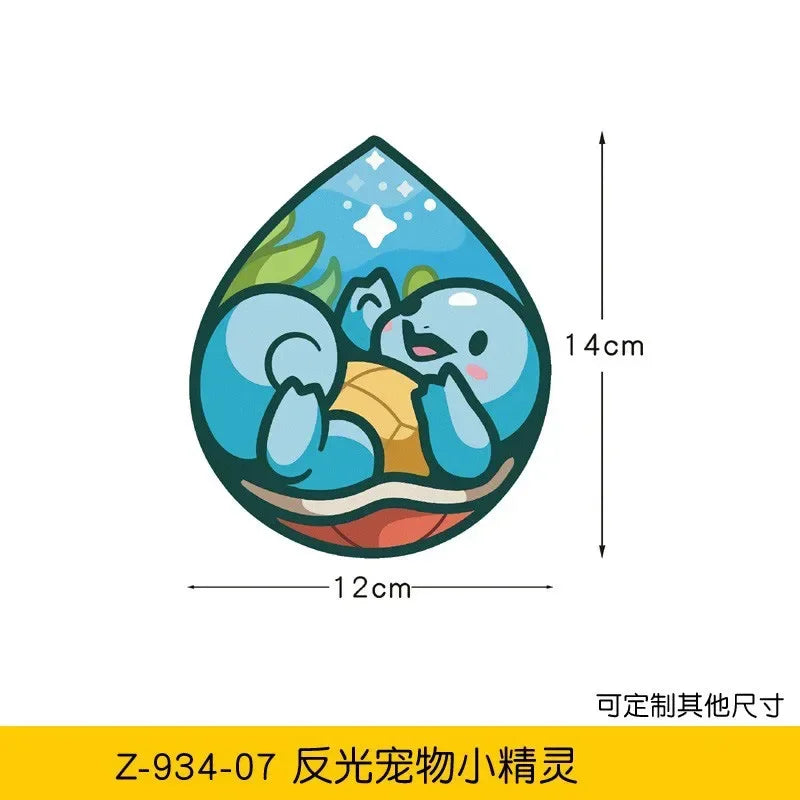 Autocollant Voiture Pokémon - Goutte d'Eau