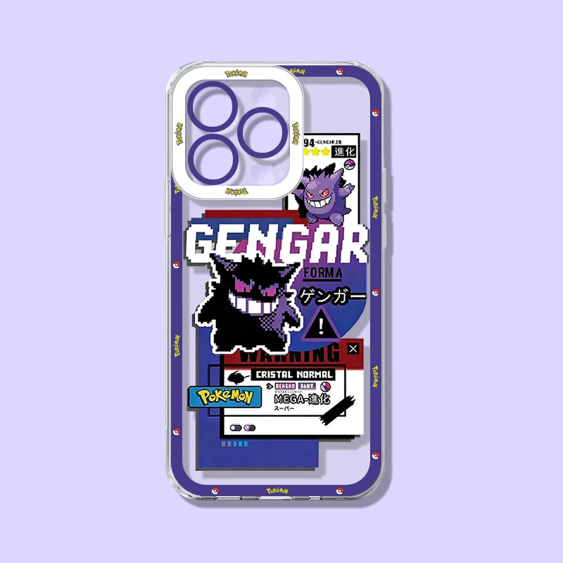 Coque iPhone Pokémon - Ectoplasma (Sticker Rétro)
