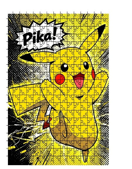 Puzzle Pokémon - Pikachu Pop Art