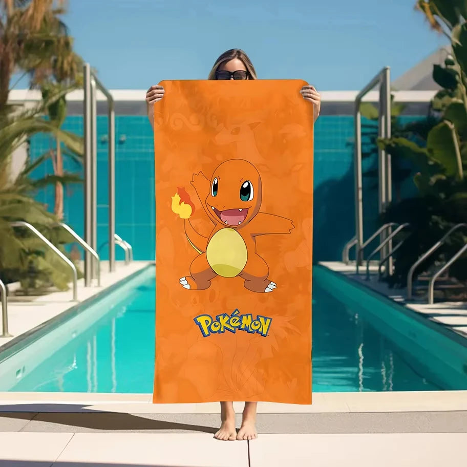 Serviette de Plage Pokémon - Salamèche