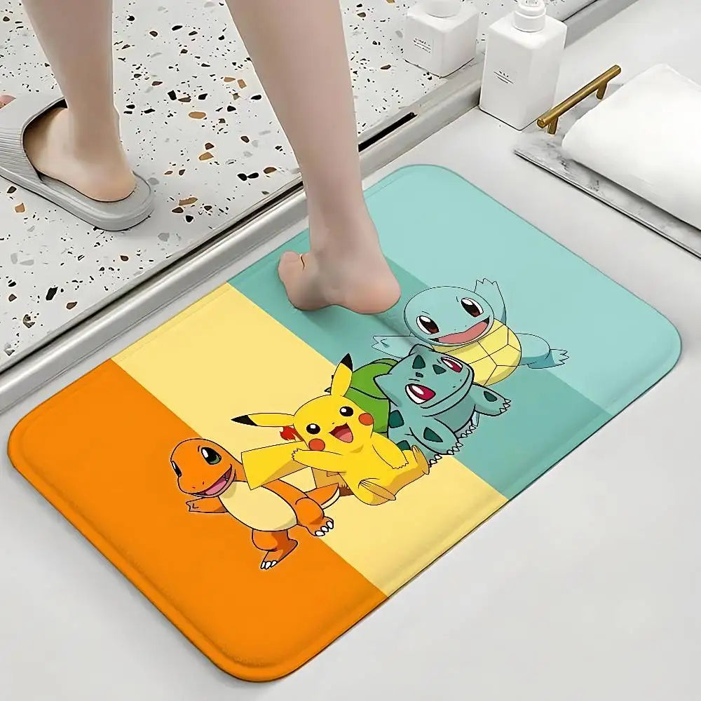 Tapis de Douche Pokémon - Le Quatuor de Kanto