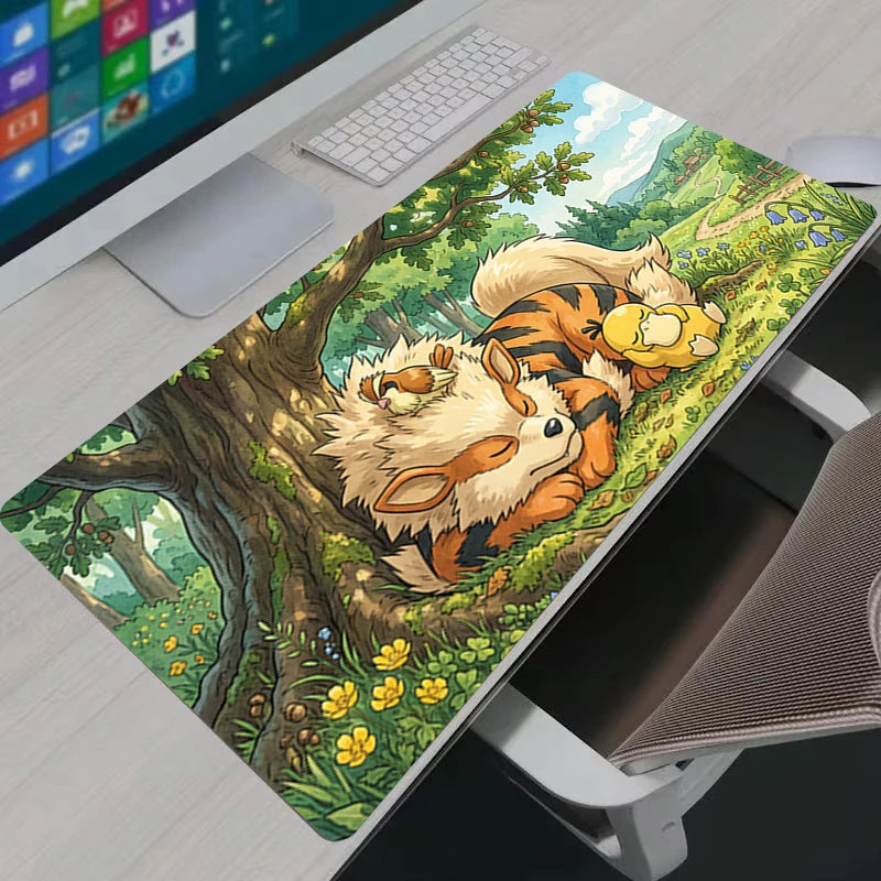 Tapis de Souris XL Pokémon - Sieste sous l'Arbre