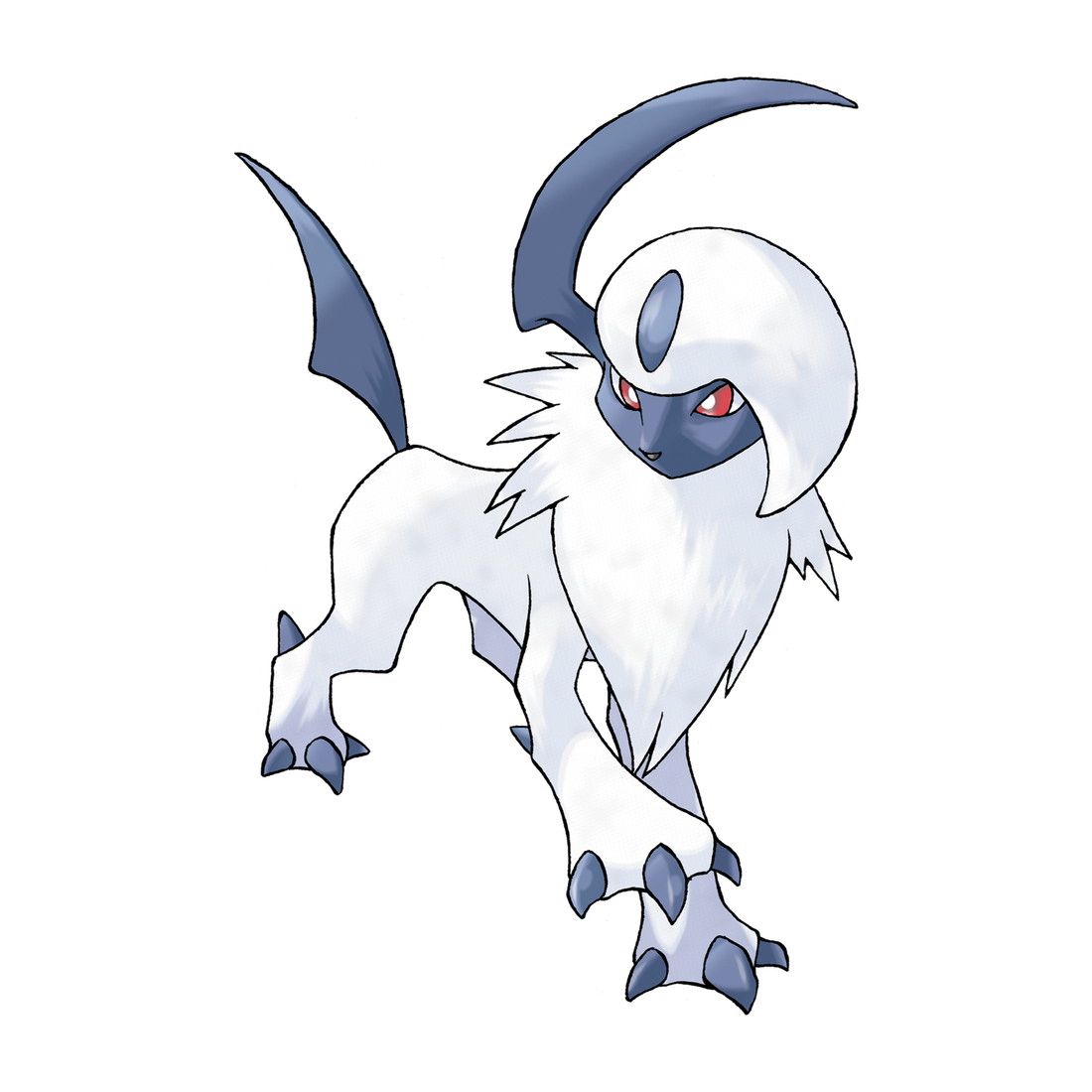 Absol, artwork officiel Pokémon