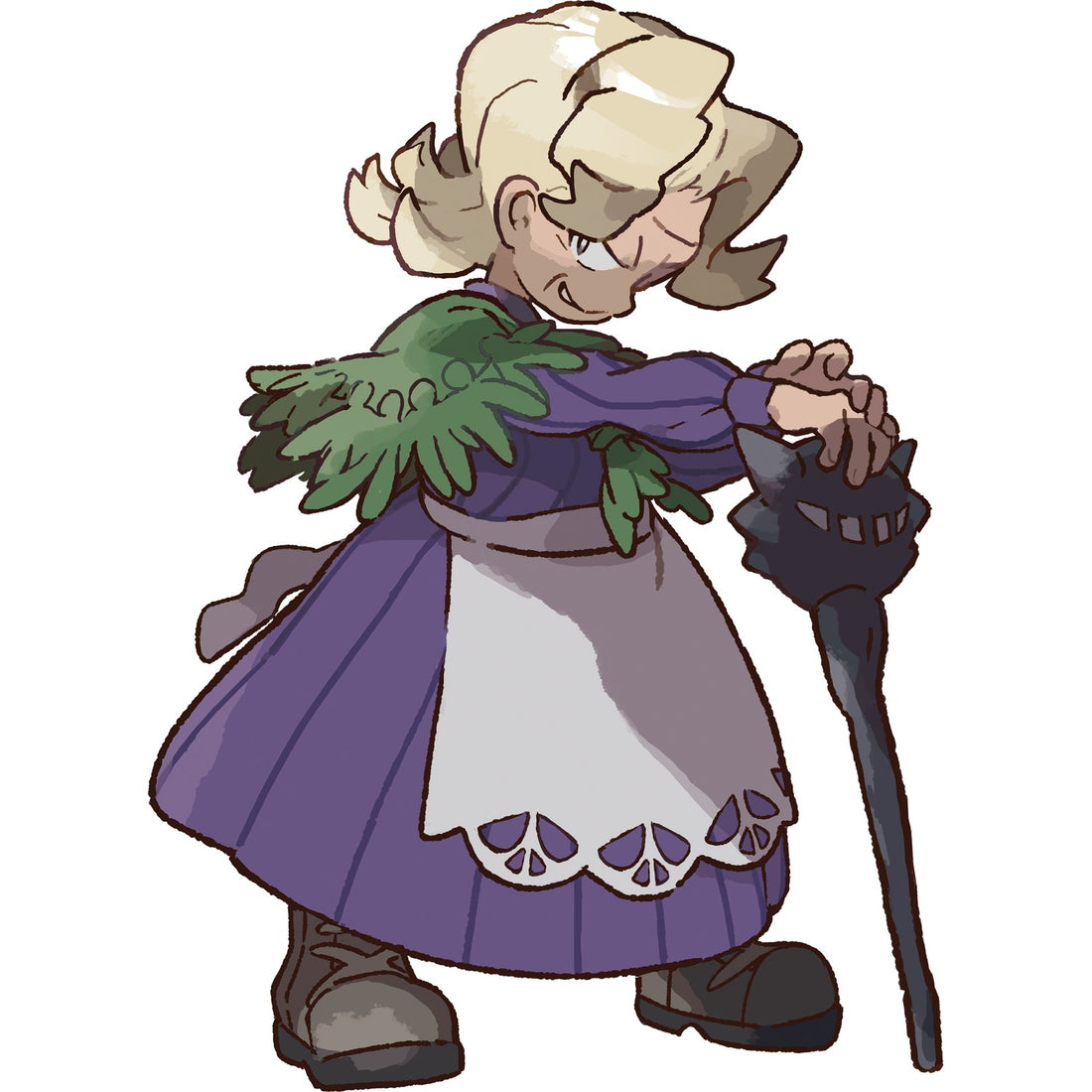 Artwork d'Agatha pour Pokémon Let's Go, Pikachu et Let's Go, Évoli
