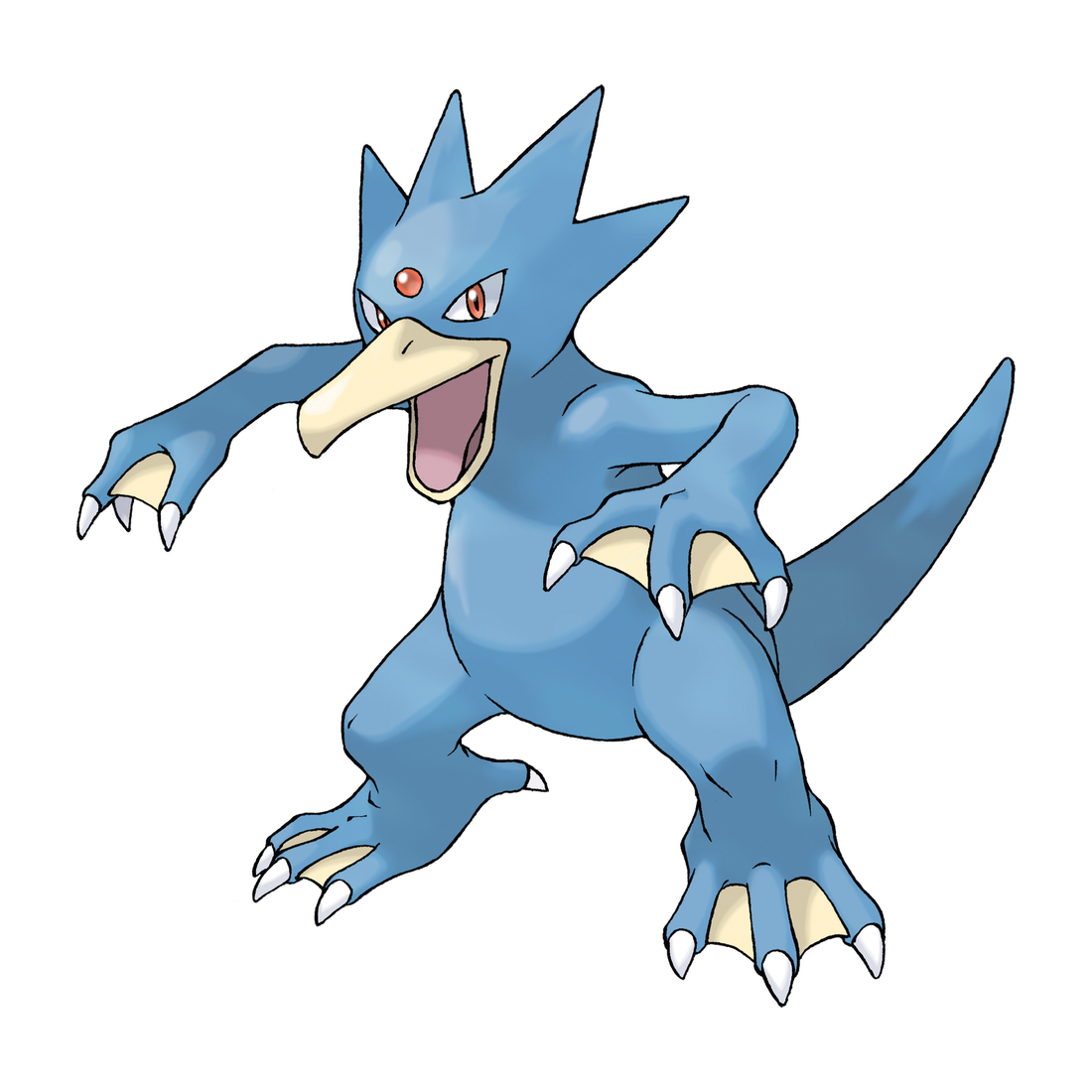 Akwakwak, artwork officiel Pokémon