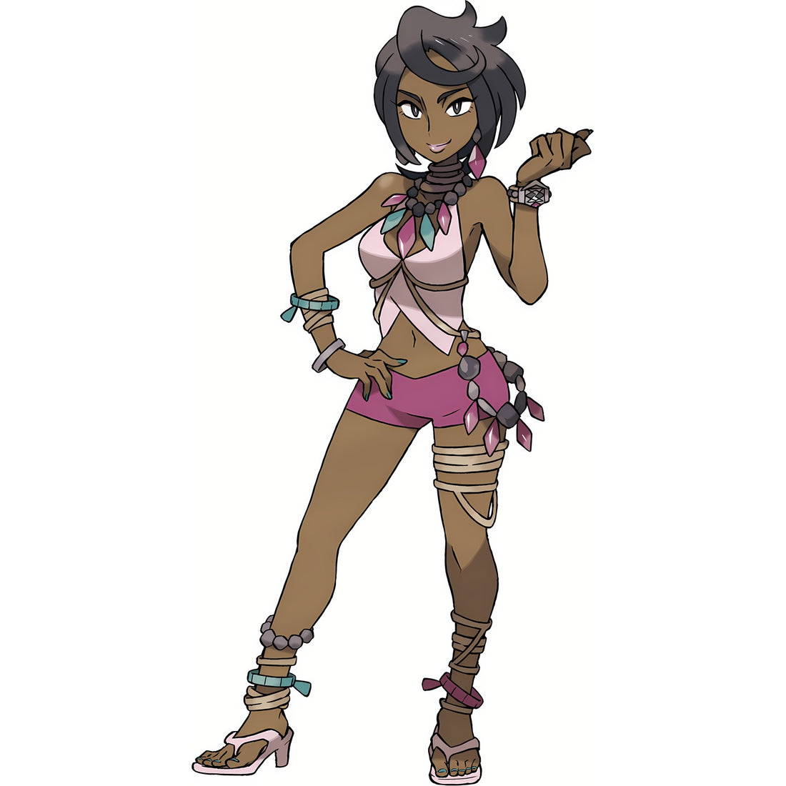 Artwork d'Alyxia pour Pokémon Soleil et Lune