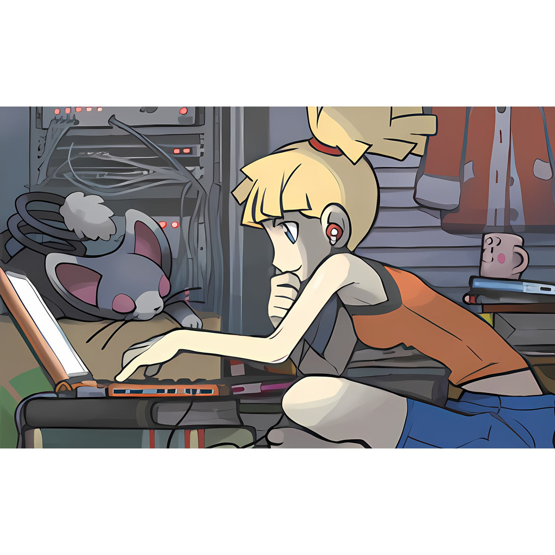 Artwork d'Amelle pour la carte « La recherche d'Amelle »