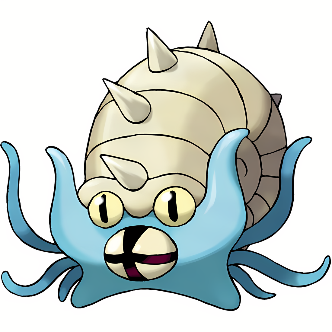Amonistar, artwork officiel Pokémon