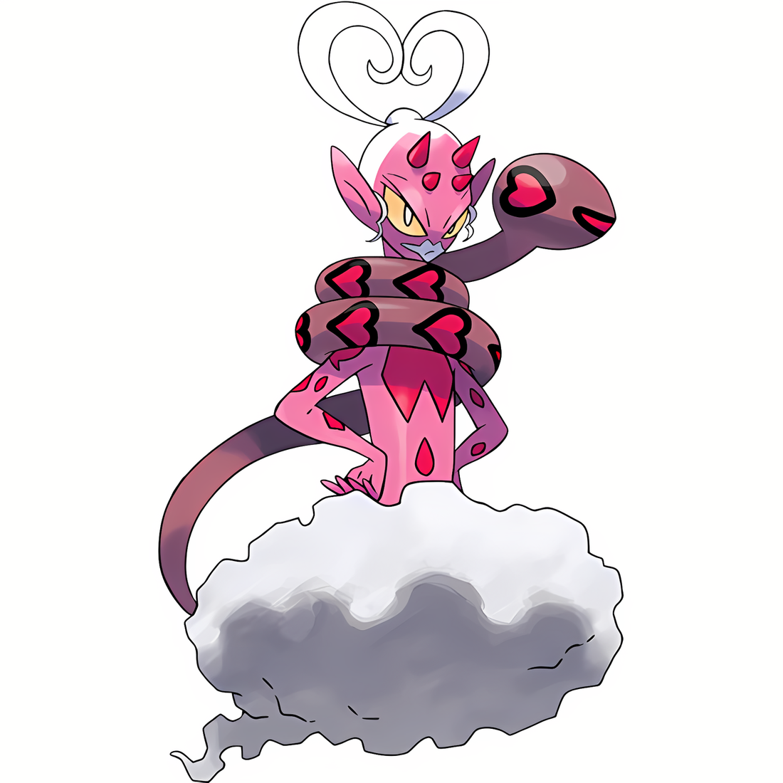 Amovénus, artwork officiel Pokémon
