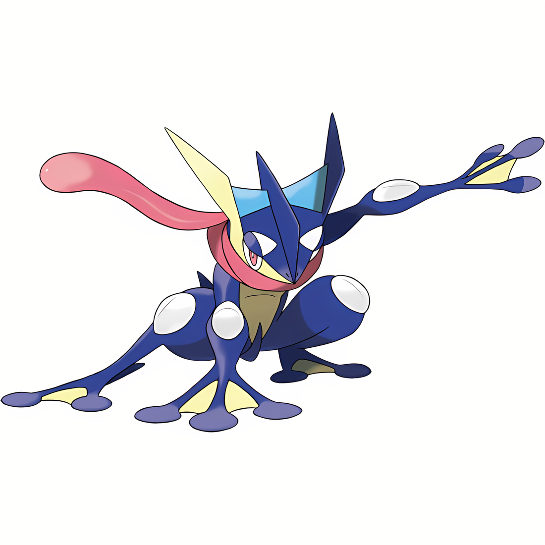 Amphinobi, artwork officiel Pokémon
