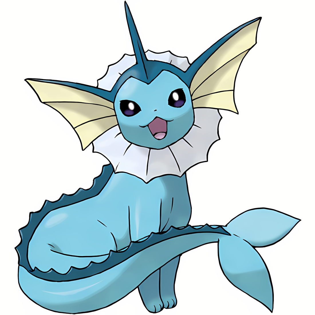Aquali, artwork officiel Pokémon