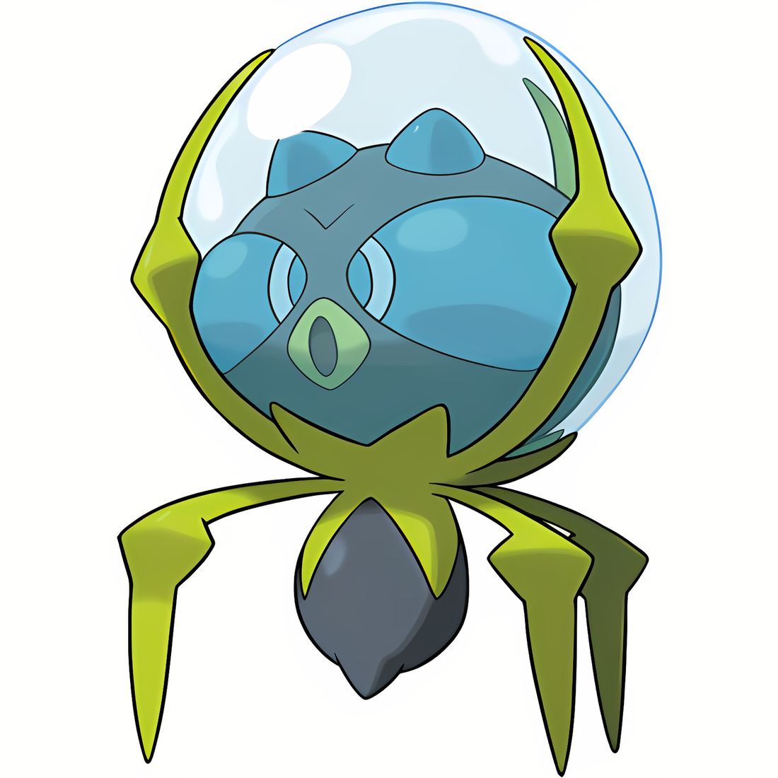 Araqua, artwork officiel Pokémon