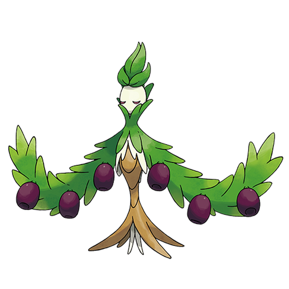 Arboliva, artwork officiel Pokémon