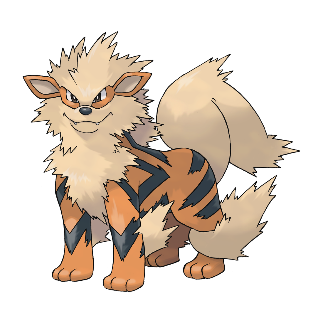 Arcanin, artwork officiel Pokémon