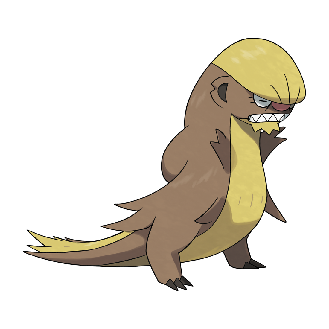 Argouste, artwork officiel Pokémon