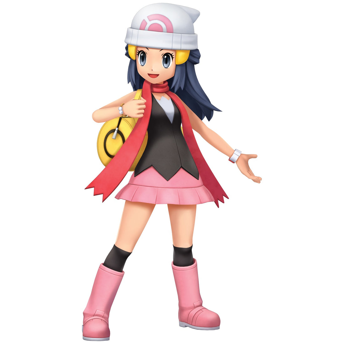 Artwork d'Aurore pour Pokémon Diamant Étincelant et Perle Scintillante