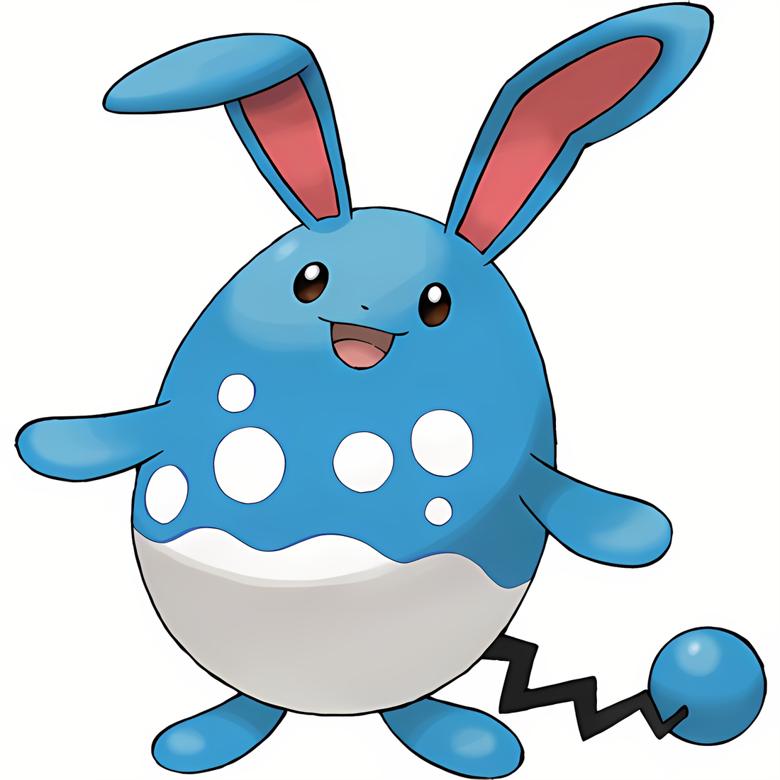 Azumarill, artwork officiel Pokémon