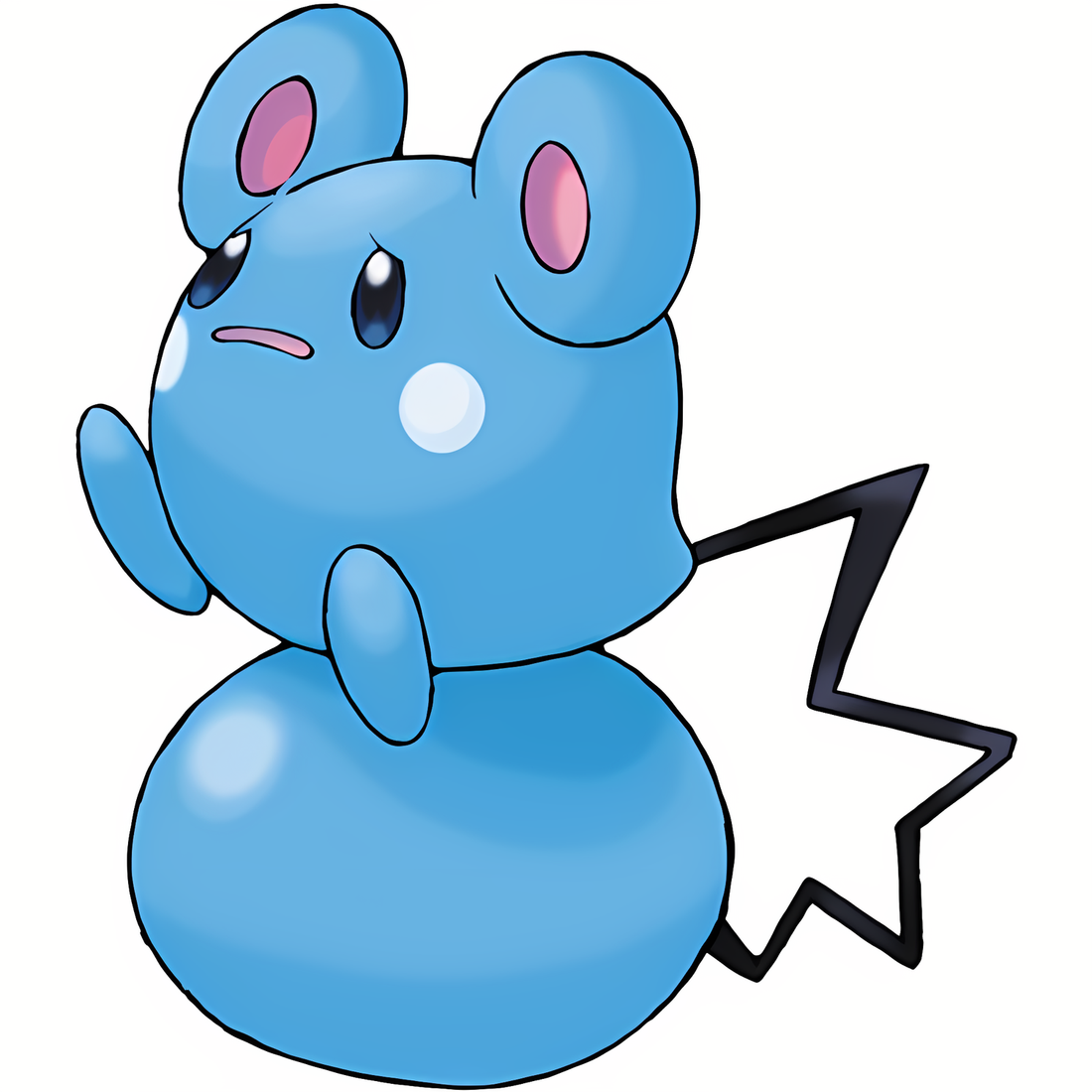 Azurill, artwork officiel Pokémon
