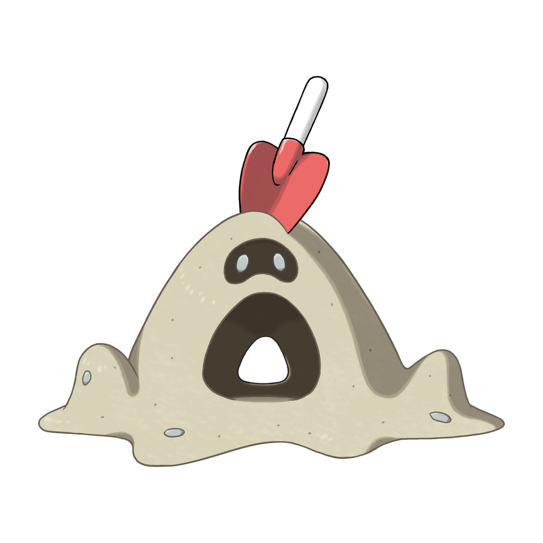 Bacabouh, artwork officiel Pokémon