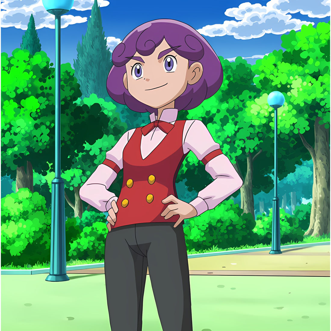 Bérénice, artwork officiel Pokémon