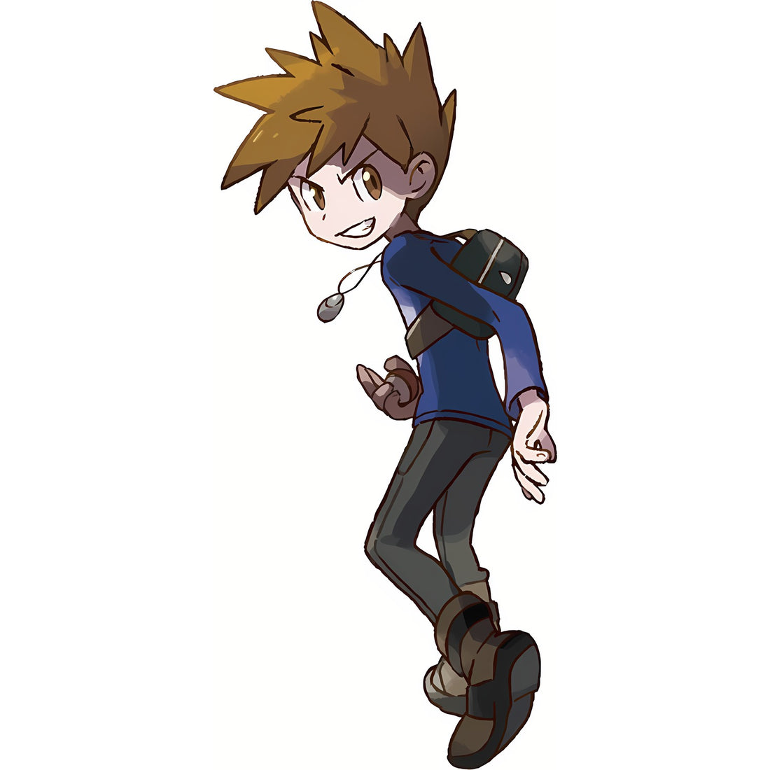 Artwork de Blue pour Pokémon Let's Go, Pikachu et Let's Go, Évoli