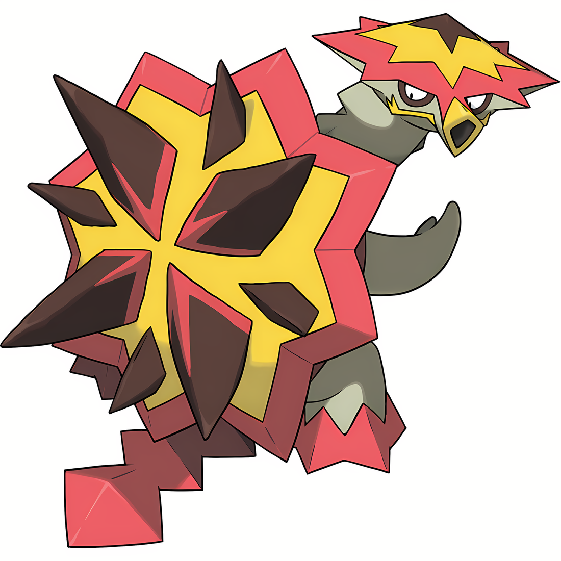 Boumata, artwork officiel Pokémon