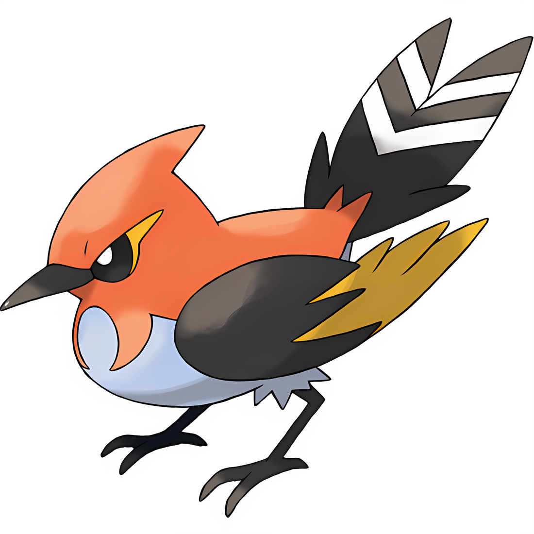 Braisillon, artwork officiel Pokémon