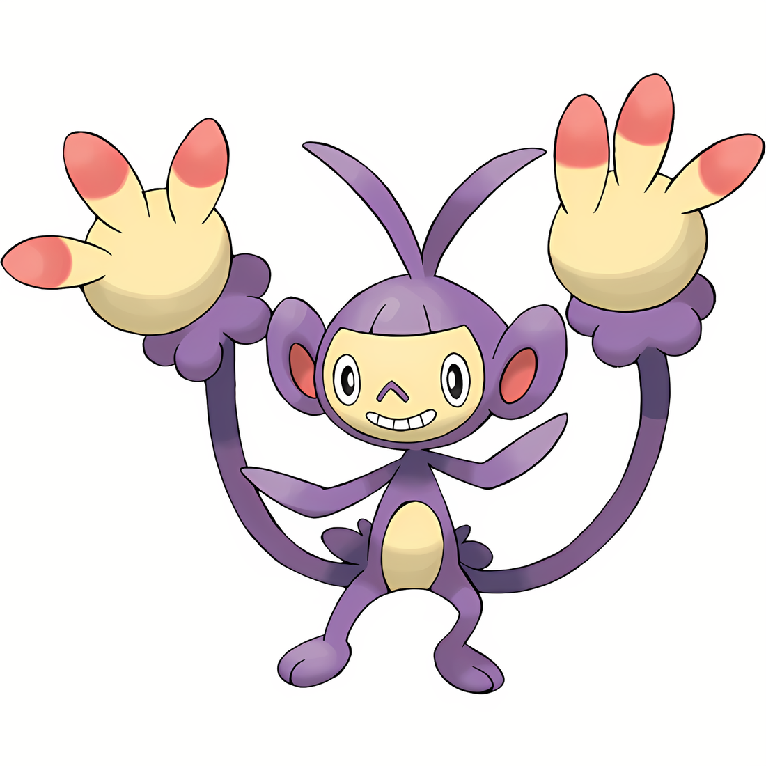Capidextre, artwork officiel Pokémon