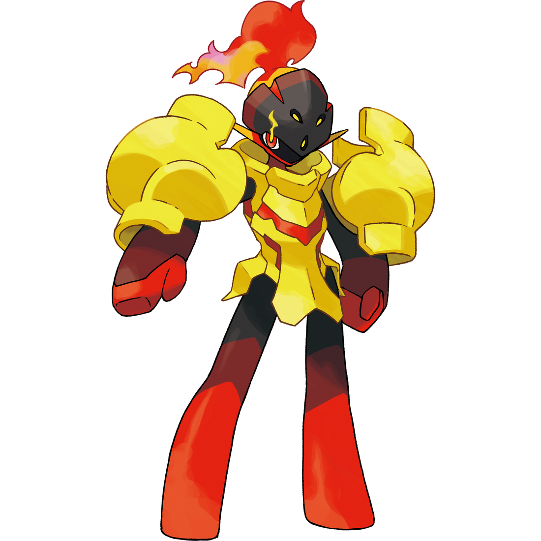Carmadura, artwork officiel Pokémon