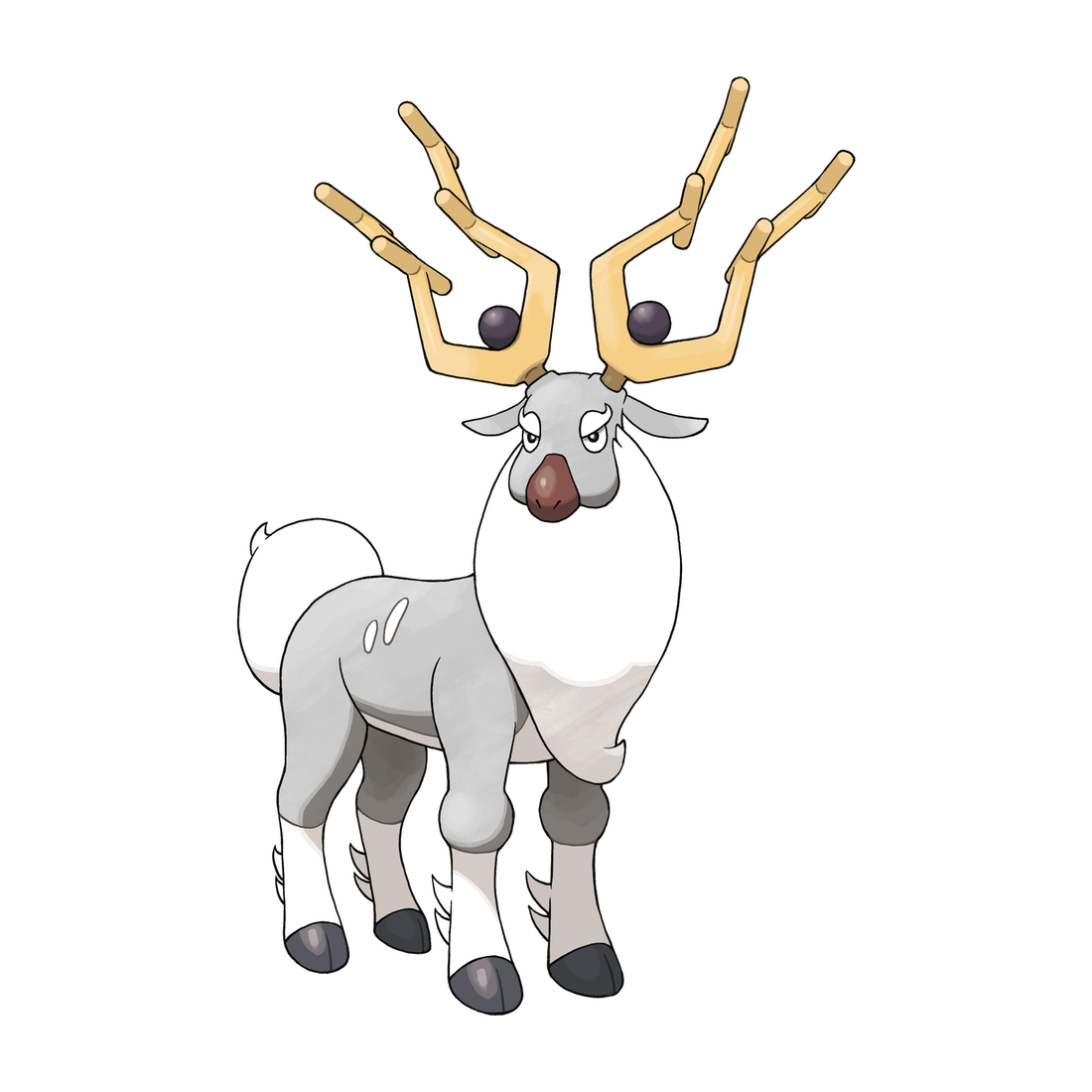 Cerbyllin, artwork officiel Pokémon