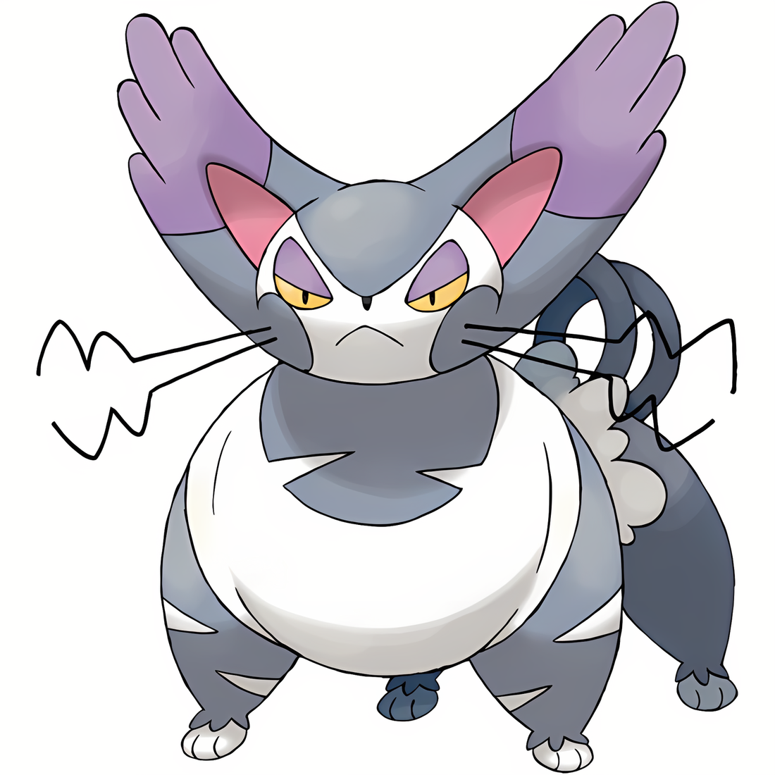 Chaffreux, artwork officiel Pokémon