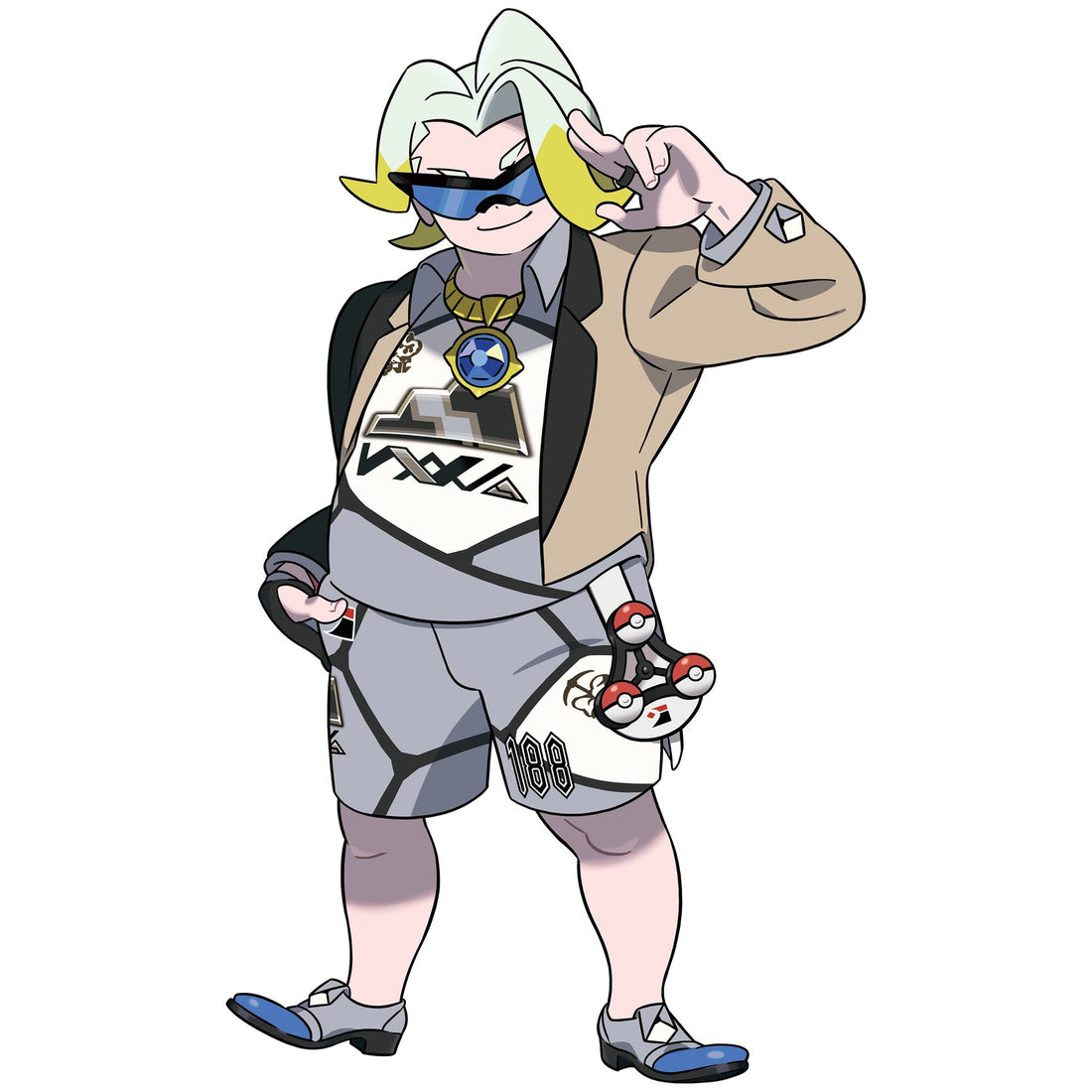 Artwork de Chaz pour Pokémon Épée et Bouclier