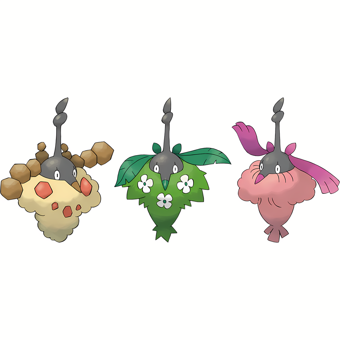 Cheniselle, artwork officiel Pokémon