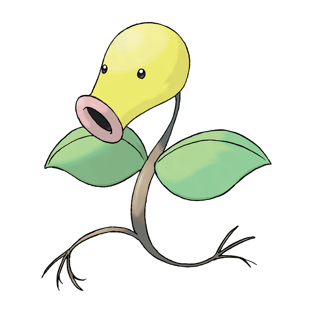 Chétiflor, artwork officiel Pokémon