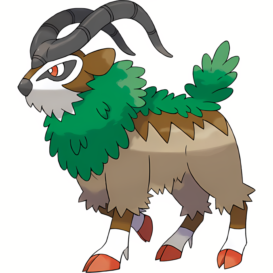 Chevroum, artwork officiel Pokémon