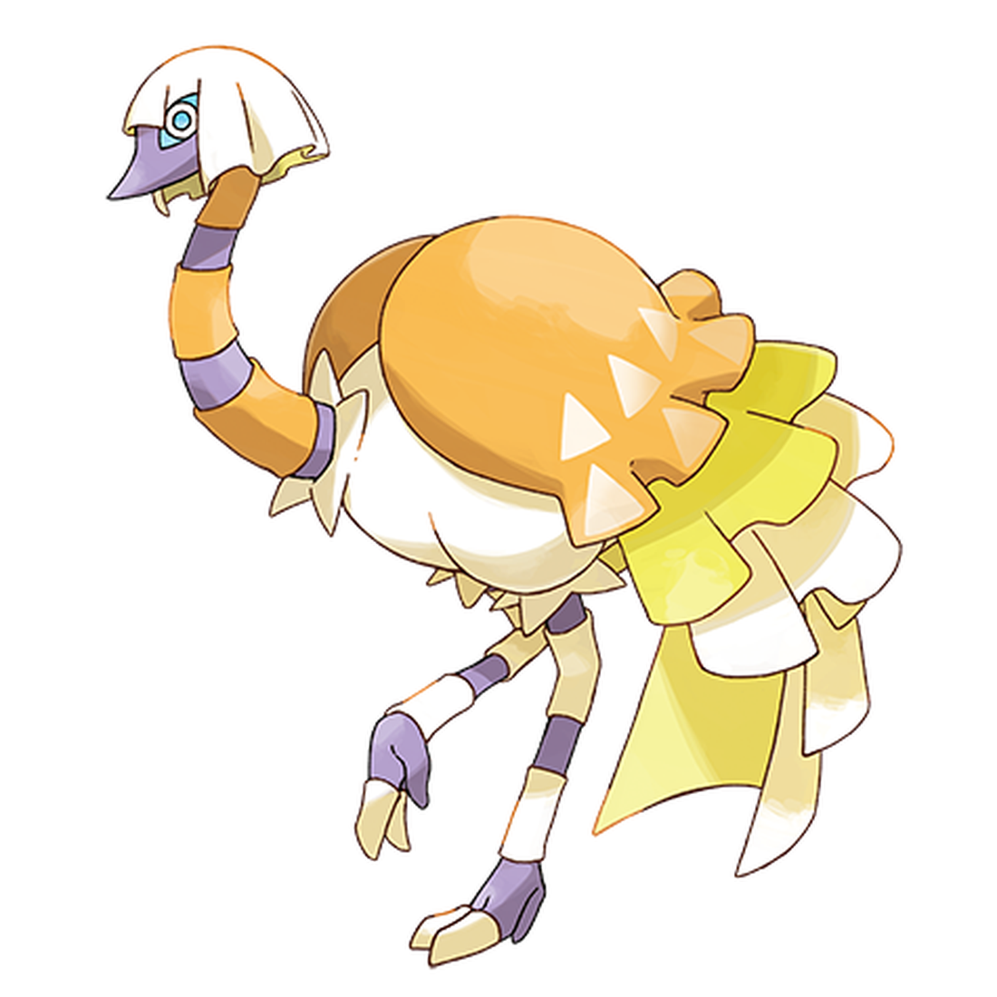 Cléopsytra, artwork officiel Pokémon
