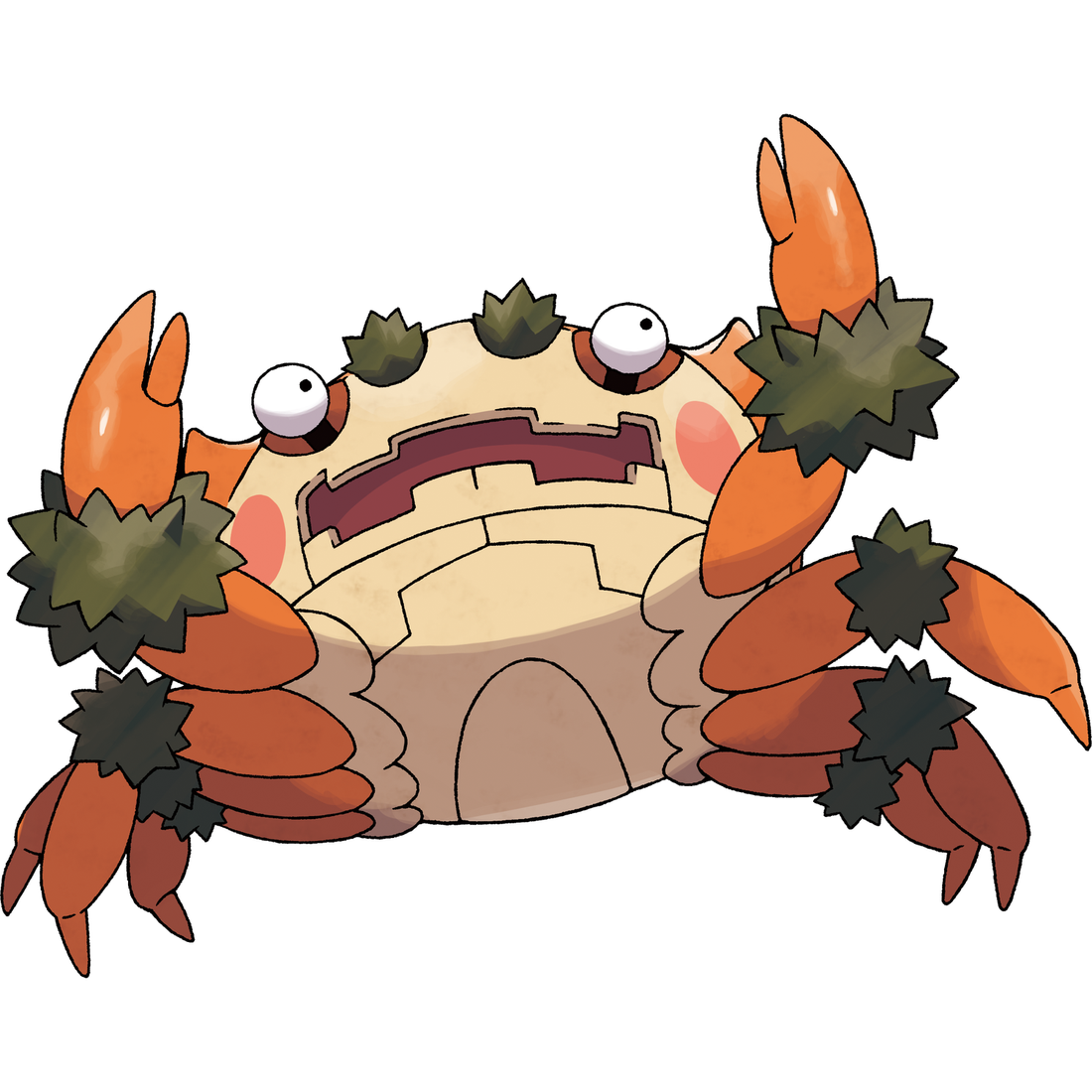 Craparoi, artwork officiel Pokémon