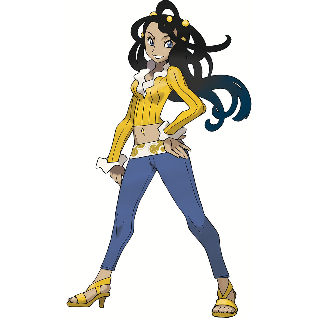 Artwork de Dahlia pour Pokémon Platine