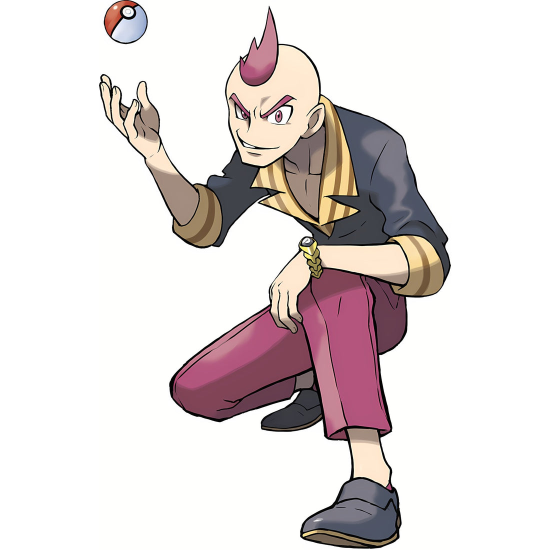 Artwork de Damien pour Pokémon Rubis Oméga et Saphir Alpha
