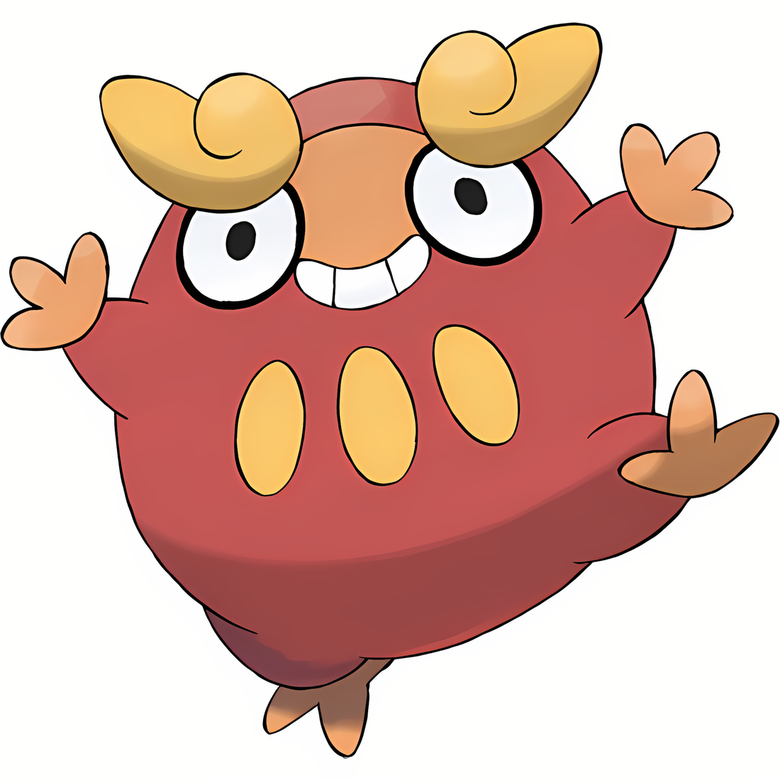 Darumarond, artwork officiel Pokémon