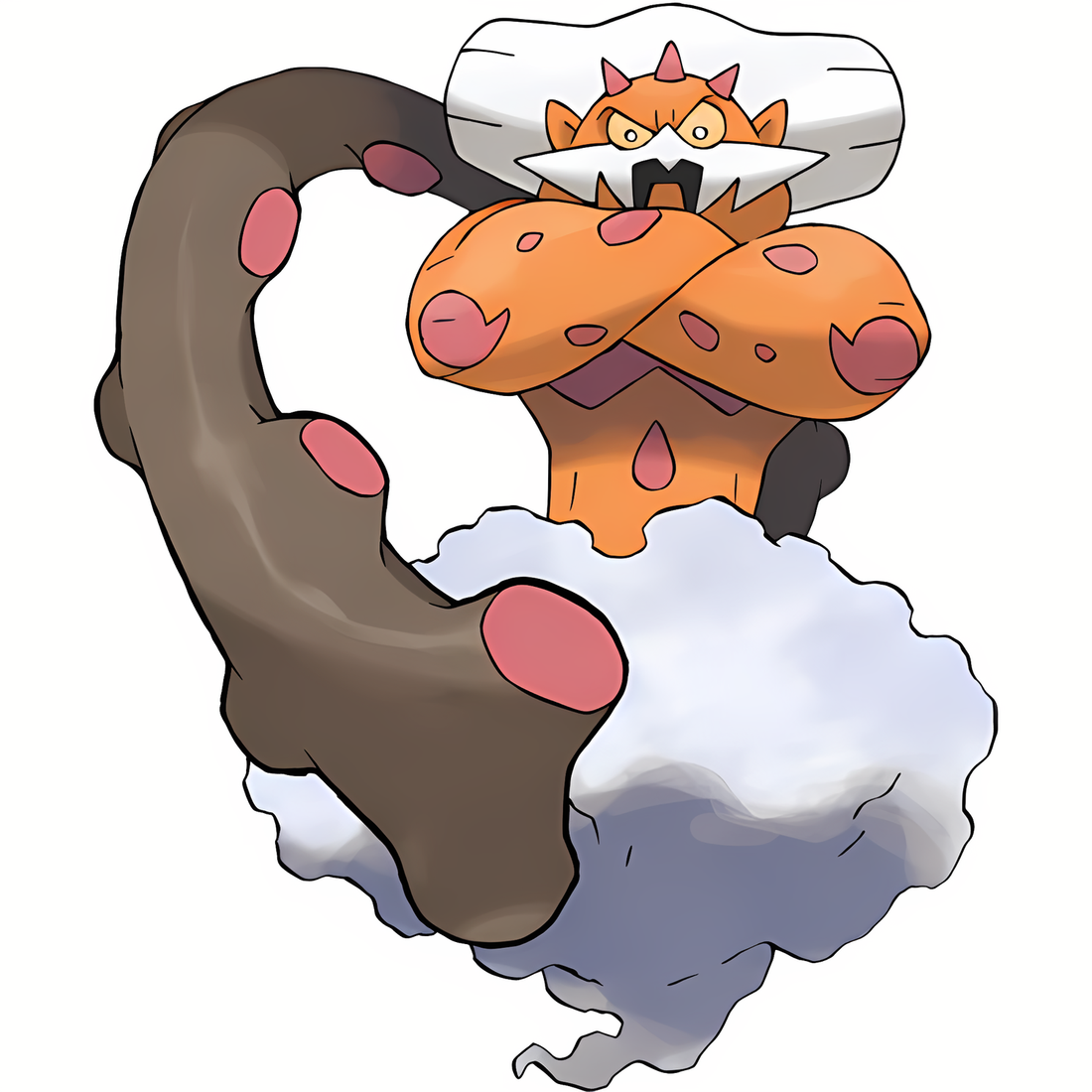 Démétéros, artwork officiel Pokémon