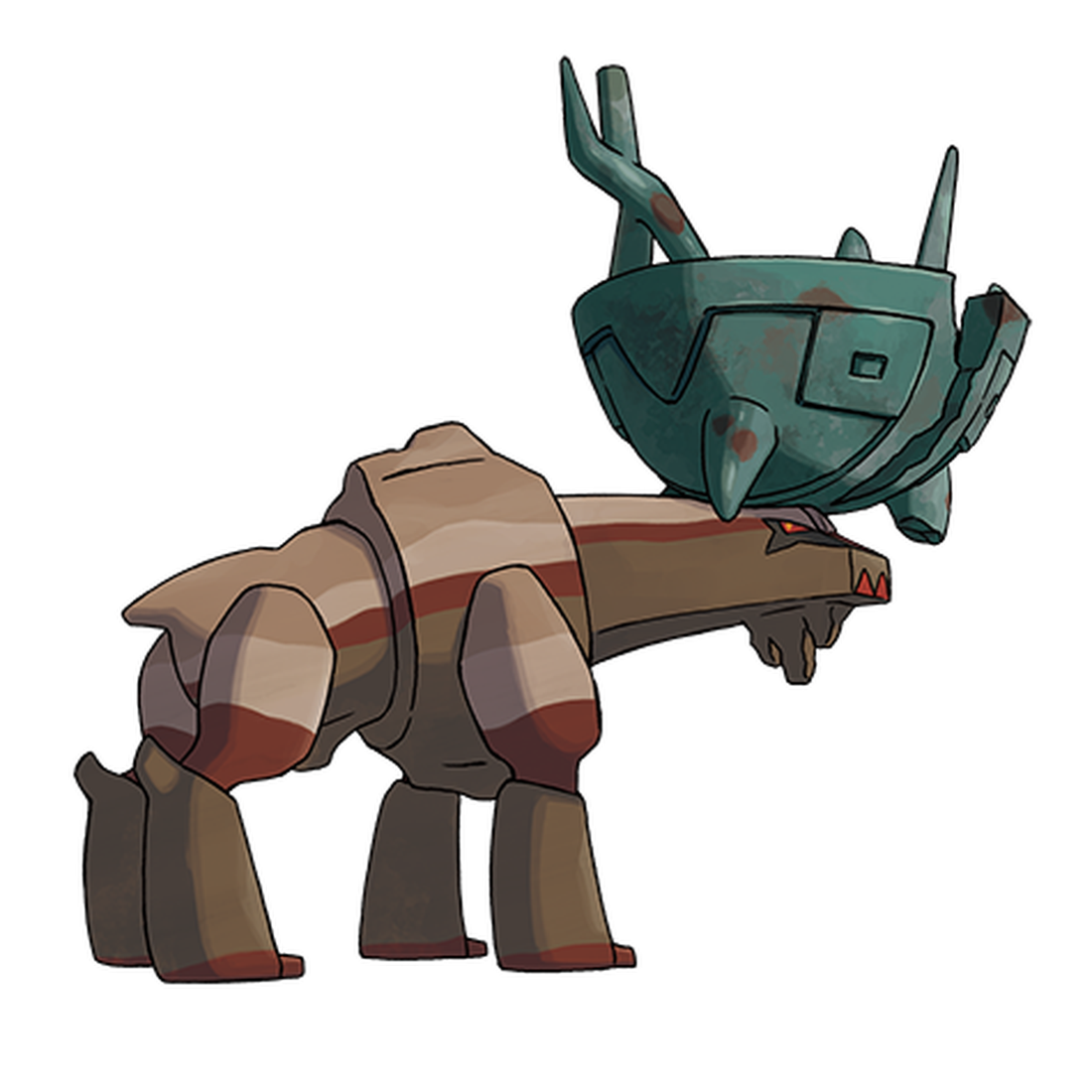 Dinglu, artwork officiel Pokémon