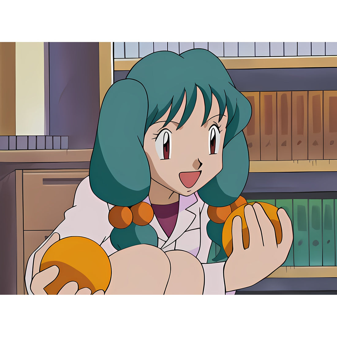 Dr. Abbey, artwork officiel Pokémon