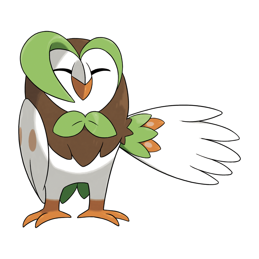 Efflèche, artwork officiel Pokémon