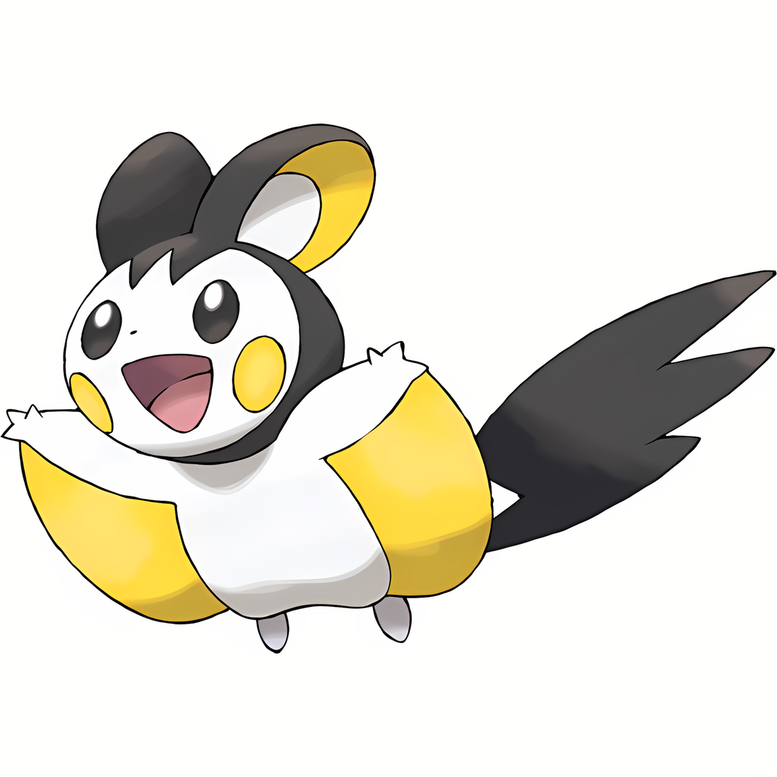 Emolga, artwork officiel Pokémon