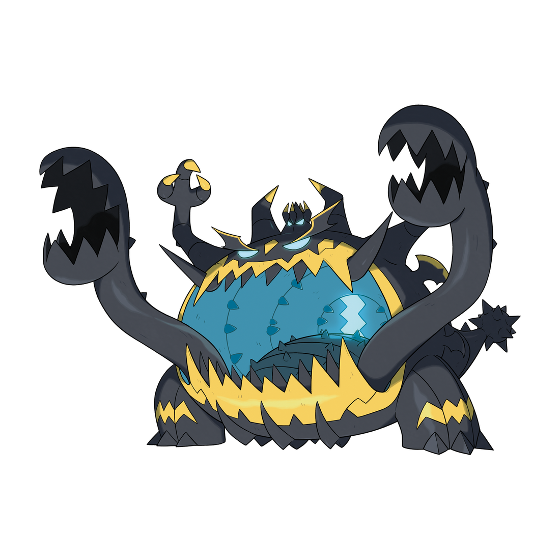 Engloutyran, artwork officiel Pokémon