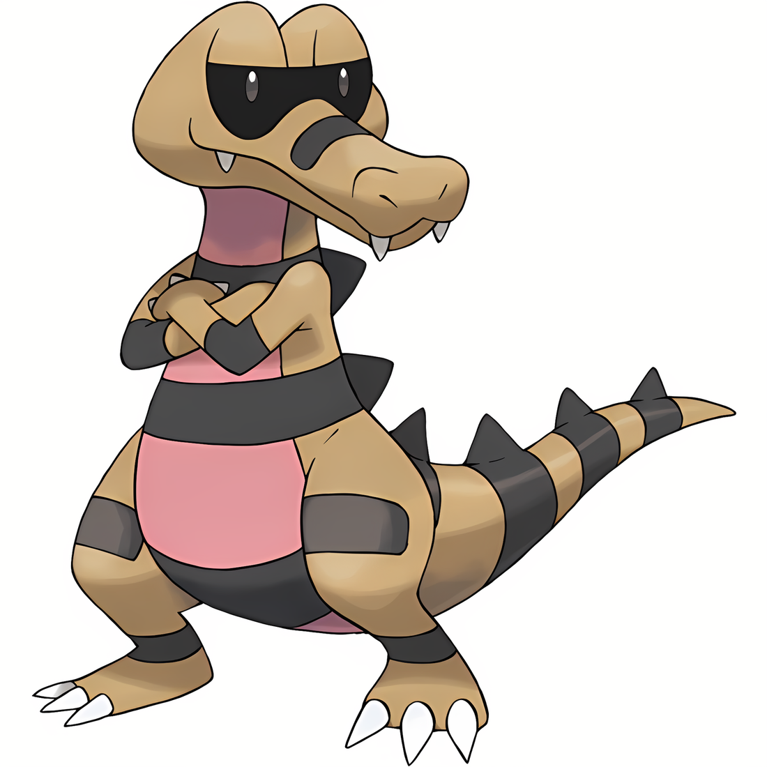 Escroco, artwork officiel Pokémon