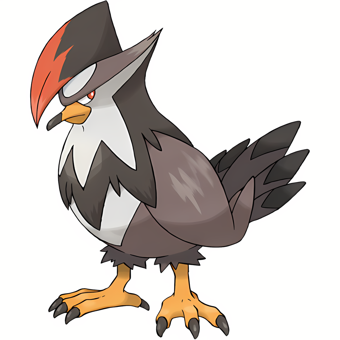 Étouraptor, artwork officiel Pokémon